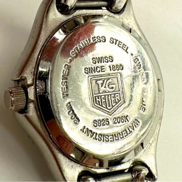 Tag Heuer Silver and Blue Women's Watch - Picture 5 of 9